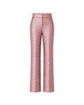 Red Diamond Detailed Trousers