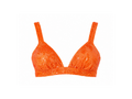 Orange Embroidered Bra Top