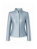 Turquoise Diamond Detailed Blazer