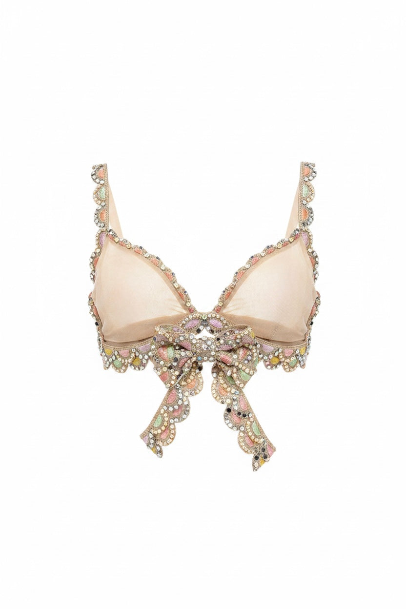 Rainbow Mirror and Pearl Bra Top