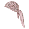 Pink Crystal Flower Detailed Headscarf