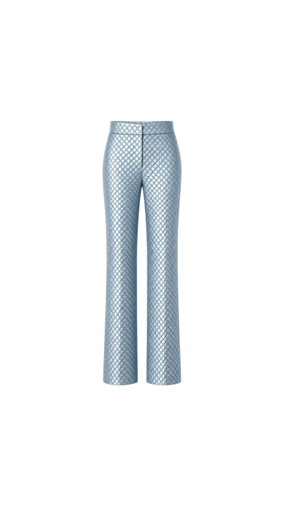 Turquoise Diamond Detailed Trousers